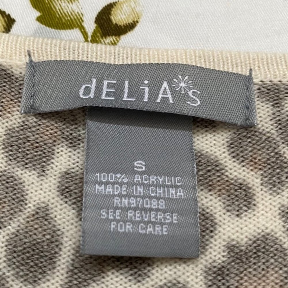 Delia's Size S Leopard Print Sweater - image 6
